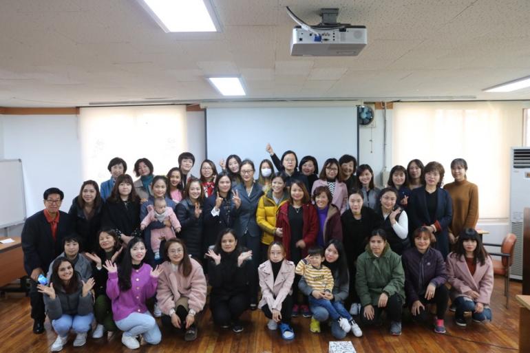군산시다문화가족지원센터 2018년 한국어 종강식 개최