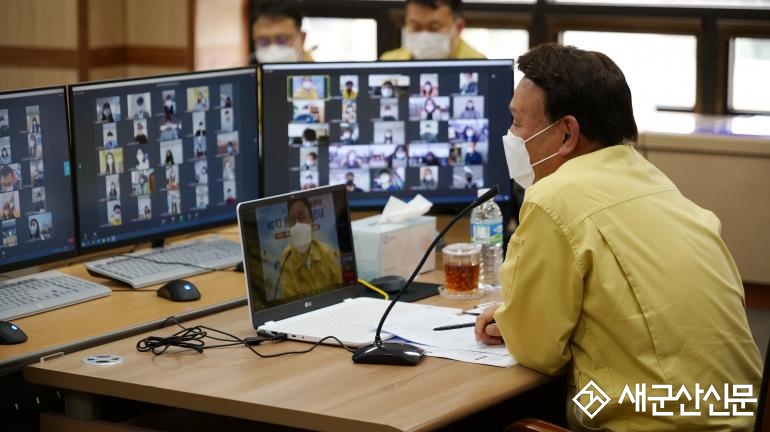 강임준 시장, 직원들과 ‘온택트’ 직통 대화 