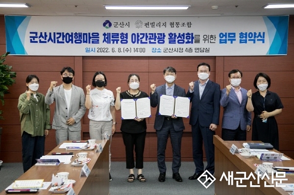 군산시-펀빌리지 협동조합 업무협약 체결