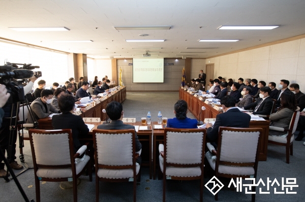 시의회, 道 새만금 특별지자체 추진 설명회 보이콧