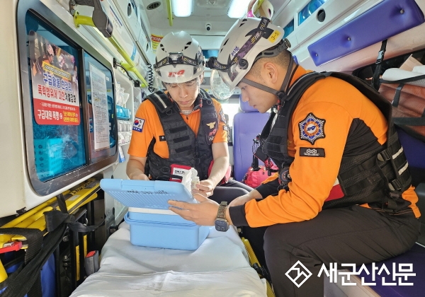 군산소방서, 폭염119구급대 본격 운영