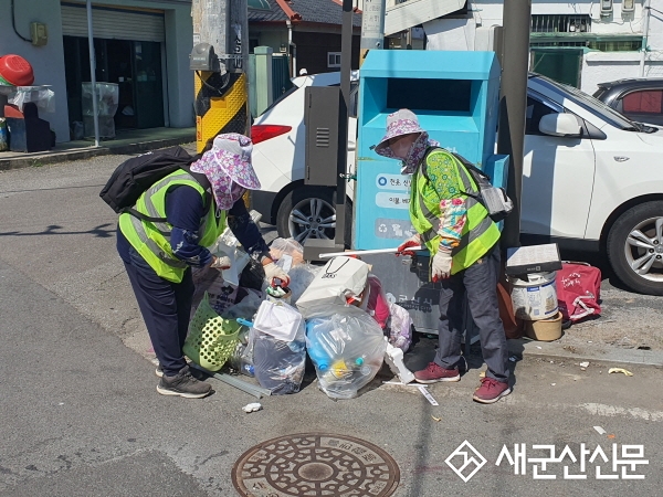 신풍동, 재활용품 분리배출 도우미 사업 시행