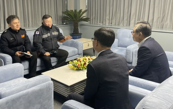 군산소방서, 수출 사업장 화재예방 지도