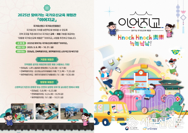 2025년‘이어지교’국가유산교육체험관 참여기관 모집