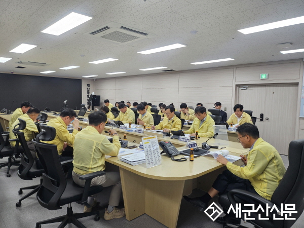 군산시, 또다시 내리는 비에 선제 대응 나서… 집중호우 피해 최소화 총력