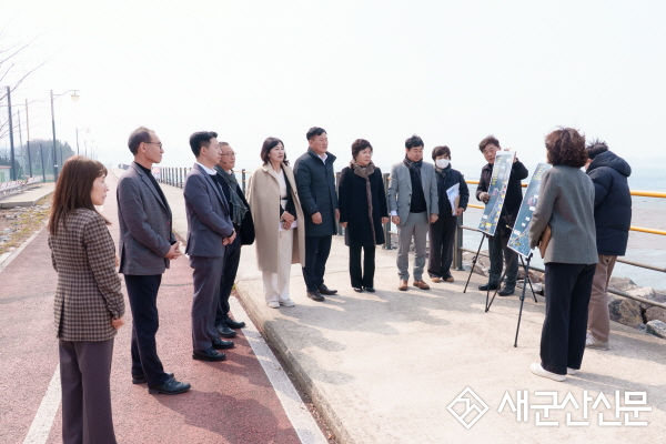 군산시의회 경제건설위원회, 주요 사업 현장 방문