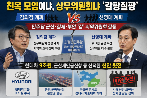 (톡톡 군산) 친목 모임이냐, 상무위원회냐 ‘갈팡질팡’
