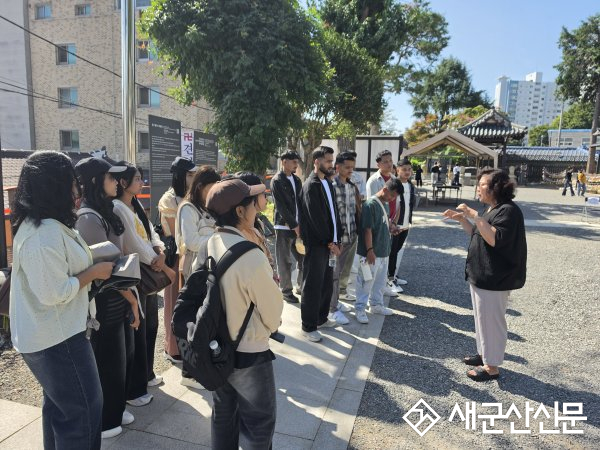 군장대, 국제 유학생 한국 문화·지역 문화체험