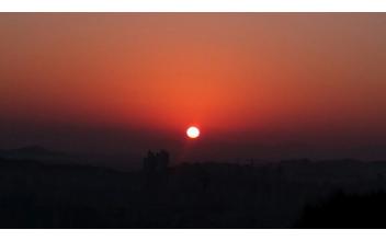 <사진> 경자년 새해...월명산에서 바라본 일출