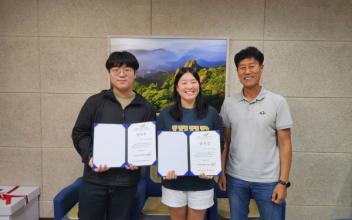 김민지‧박서현 청소년, 전국중고생자원봉사대회 ‘장려상’