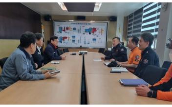 군산소방서, 자원순환시설 소방대책 관련 간담회