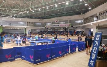 제5회 국립군산대 총장배 전북동호인 탁구대회 개최