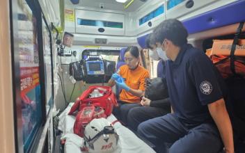 군산소방서, 호원대 응급구조학과 현장 실습
