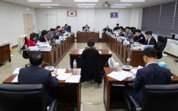 군산시의회 행정복지위원회, 문화관광국 2개과, 복지환경국 1개과 행정사무감사 이모저모(4일차)