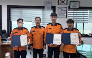 군산소방서,‘이 달의 칭찬소방공무원’ 3명 선정