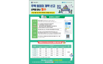 주택 임대차 계약하면 30일 안에 신고하세요