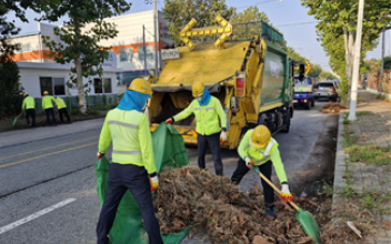 군산시, 낙엽쓰레기 무상수거 특별처리기간 운영