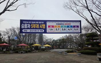 군산시, 에너지 위기 대응 공공기관 승용차 5부제 시행