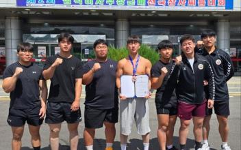 호원대 씨름부 박기태, 전국장사씨름대회 3위 입상