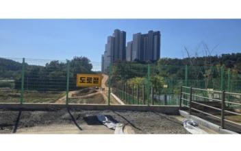 (톡톡 군산) 레이크시티 아이파크 진입로, 입주 시기에 맞춰 완료